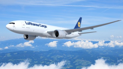 A Rendition of what a Lufthansa Cargo Boeing 777F will look like - Photo: Lufthansa Cargo