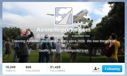 Our Twitter page. It is a good thing.