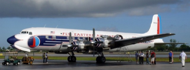 Eastern Air Lines Douglas DC-7B at Opa Locka - August, 2010. Chris Sloan / Airchive.com.