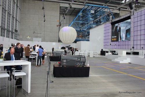 The Technik hangar was set up for a show!