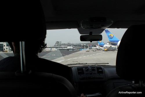 On the tarmac -- a place I always love to be at.