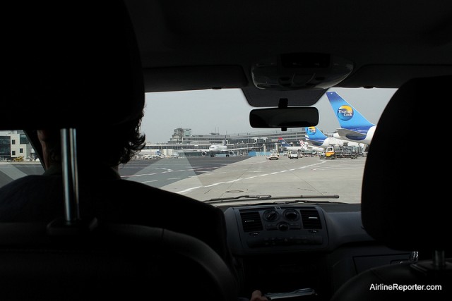 On the tarmac -- a place I always love to be at. 