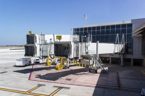 Gates ready and waiting for the Supers (A380's 747-8's).