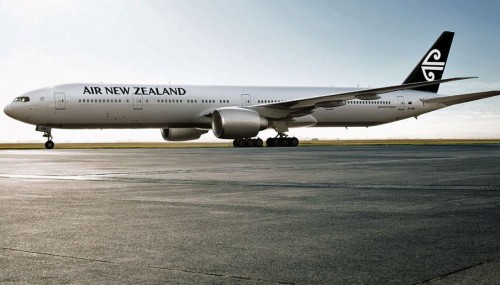 Image of the previously proposed new "black tail" livery. Image from Air New Zealand.