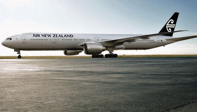 Image of the previously proposed new "black tail" livery. Image from Air New Zealand. 