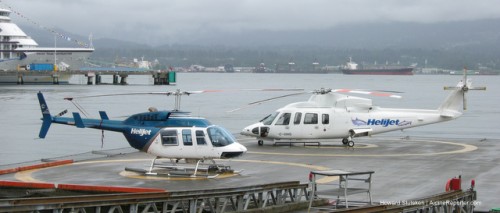 Helijet Bell LongRanger and Sikorsky S-76