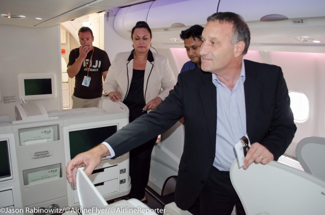 Fiji Airways Acting CEO Aubrey Swift gives us the grand A330 tour