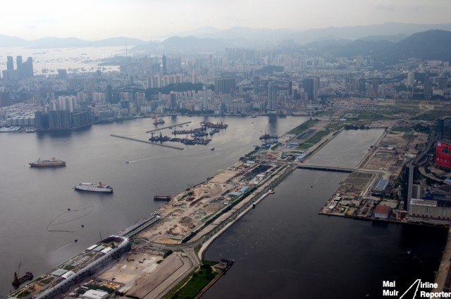 The Former Kai Tak Airport is still evident in Kowloon. Now being turned into a Cruise Terminal - Photo: Mal Muir | AirlineReporter.com