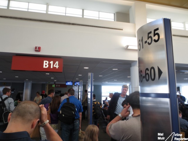 A typical Southwest Airlines boarding gate.  Quite confusing for a first time flyer - Photo: Mal Muir | AirlineReporter.com