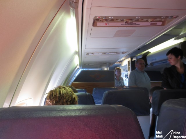 Onboard a Southwest Airlines 737-300. Old School! - Photo: Mal Muir | AirlineReporter.com