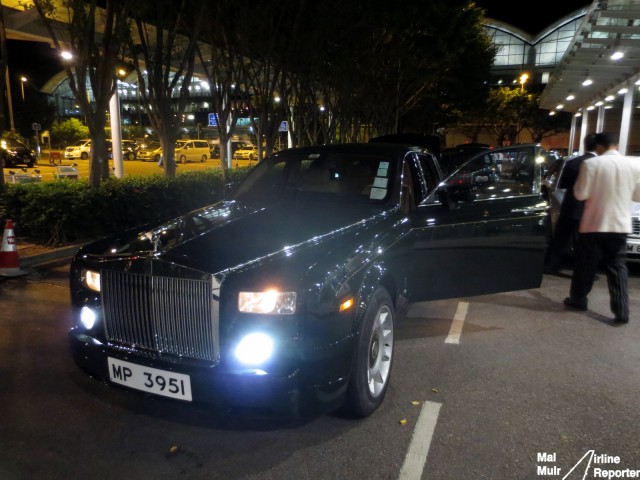 Now this is a way to get picked up from the Airport.  A Rolls Royce Phantom, one of 14 belonging to the Peninsula Hotel Hong Kong - Photo: Mal Muir | AirlineReporter.com