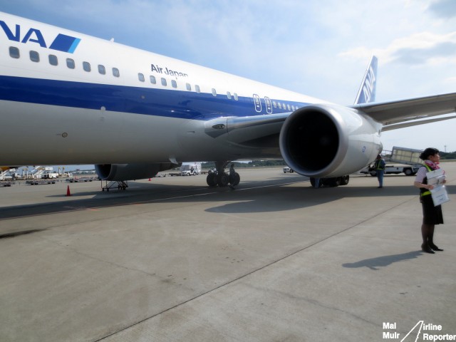 The Ultimate view for any Avgeek.  Getting up close and personal to the Tarmac at Tokyo Narita - Photo: Mal Muir | AirlineReporter.com