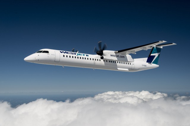 Westjet Encore Bombardier Q400 Courtesy: Westjet Encore