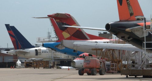 Most of these planes have seen better days. Photo by JL Johnson.