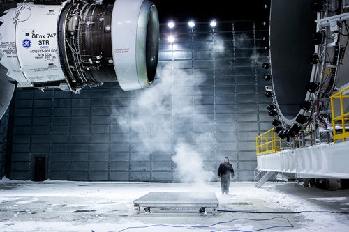 With loud engine testing, GE needs to not have many neighbors. Image from GE.