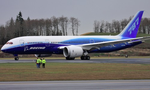 The origional 787 - ZA001. Photo by Jeremy Dwyer-Lindgren.