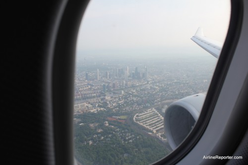 Landing at Frankfurt, from Seattle on an Airbus A330. About 24 hours until leaving again.