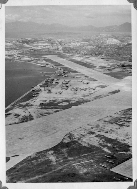 CNAC Aircraft "Impounded" at Hong Kong's Kai Tak Airport - Photo: Historic Flight Foundation