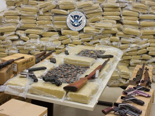 Now that is quite a bit of drugs, ammo and guns, all found at MIA.