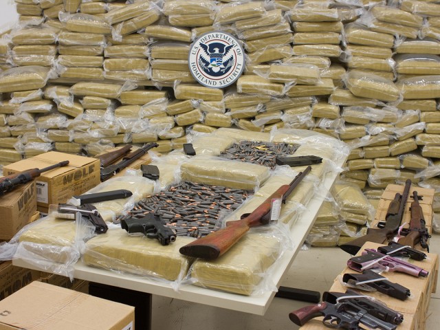 Now that is quite a bit of drugs, ammo and guns, all found at MIA. 