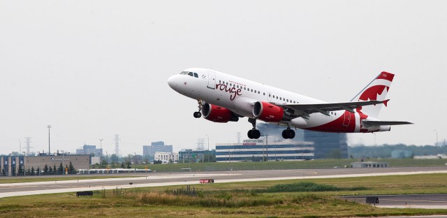 Air Canada rouge's first flight takes off, from YYZ to KIN All photos courtesy: Air Canada rouge