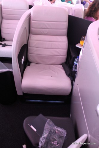 Each seat has quite a bit of privacy for its occupants.