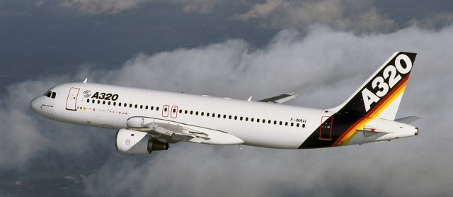 The first flight of the Airbus A320-100 came 25 years ago on February 22, 1987. The advanced aircraft flew for 3 hours 23 minutes on its first test. The A320 was the first direct challenger to the 737. Note that many of the original 100 series didn’t have the trademark 320 wing fences. Image courtesy: Airbus