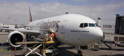 Emirates plans to install Wi-Fi to their 777 fleet in the future.