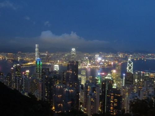 View of Hong Kong & Kowloon from The Peak