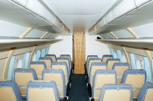 The aft-cabin of an Air Koryo AN-24