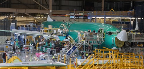 Line two in the Renton factory. Image by Chris Sloan.