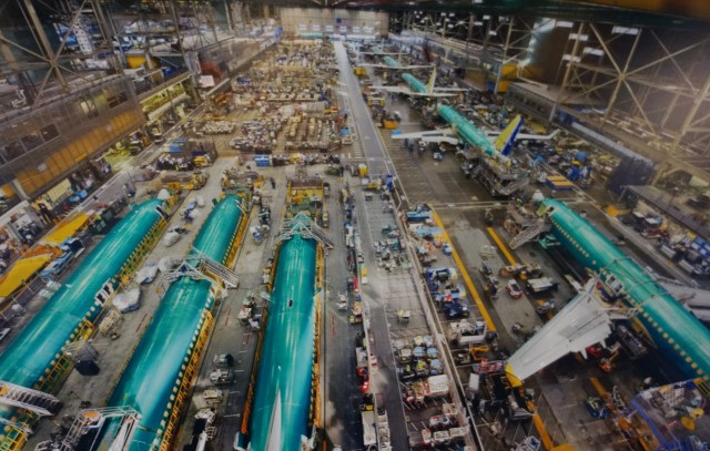 the moving line introduced in 2002, is seen at the bottom: Images courtesy: Boeing