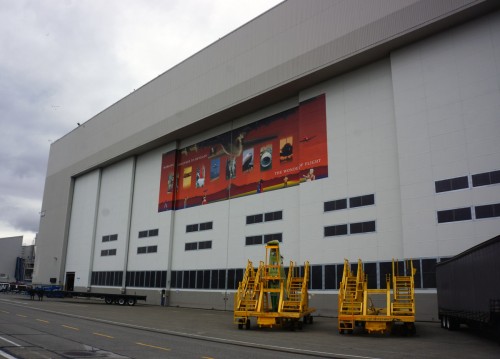 Outside the Boeing 737 Factory in Renton, WA. Photo by Chris Sloan / Airchive.com.