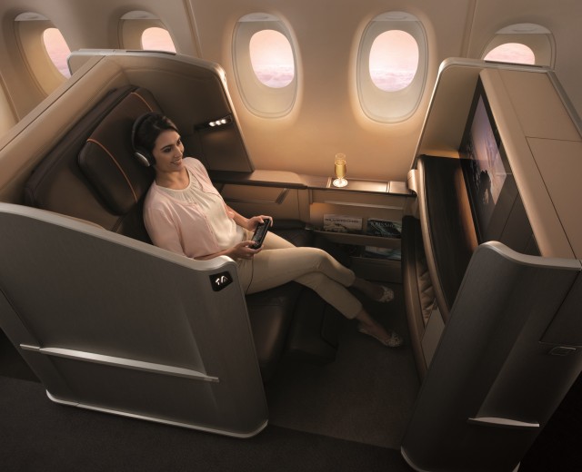 The new Singapore Airlines First Class. Image from Singapore. 