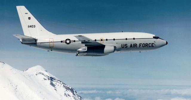 The US Air Force version of the 737, the T-43A, essentially saved the 737 program in the early 1970s when commercial orders had dried up. Image courtesy: Boeing