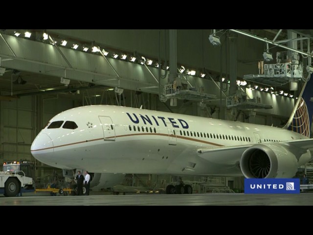 We got to see United's livery on the 787 for the first time yesterday. Image from United's livestream.  