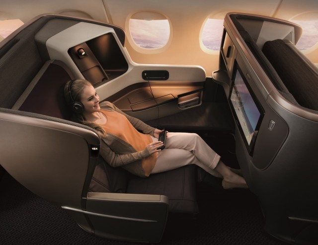 This new Business Class product will soon be soon on Singapore Airlines. Image from Singapore. 