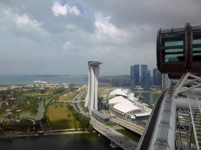 A view from the Singapore Flyer. Photo by Blaine Nickeson. 