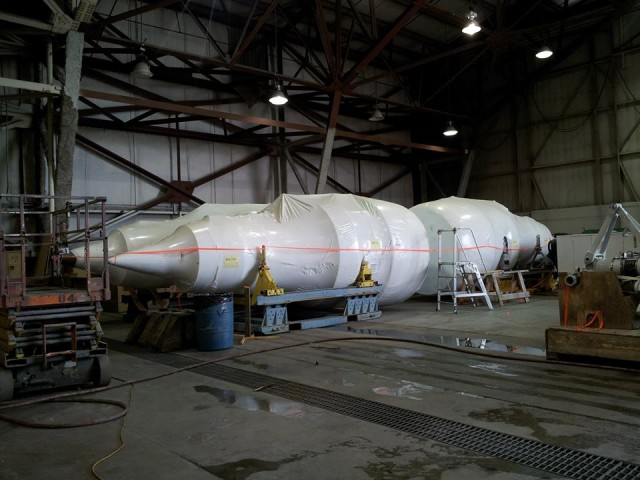 The engines for Baltia Air Lines' new 747 await attachment. Photo by Baltia Air Lines