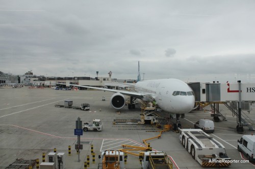 To get to London, I took Air New Zealand's flight from LAX.