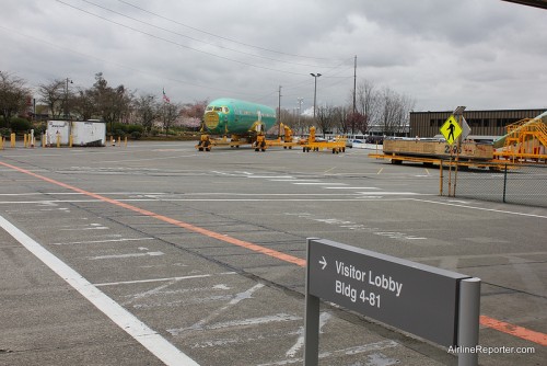 Out side the Boeing 737 Factory in Renton, WA.