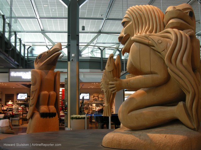 "The Story of Fog Woman and Raven" by Dempsey Bob International Departure Gates  - YVR