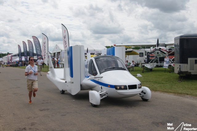 Is it a Car or a Plane? Well actually... its both! The new Terrafugia - Photo: Mal Muir | AirlineReporter.com