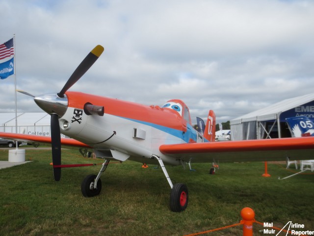 Dusty the Crop Duster is the star in Disney's latest movie Planes - Photo: Mal Muir | AirlineReporter.com