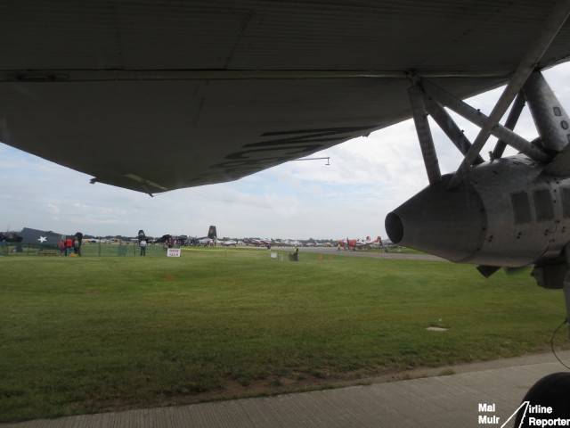 Taxing out to the Runway, you can see the Corrugations in the Wing, one sure way to tell this thing is a vintage aircraft - Photo: Mal Muir | AirlineReporter.com