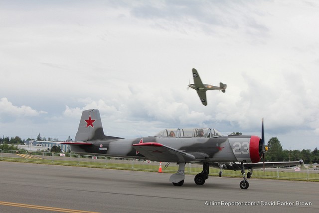 Vintage aircraft were part of the event as well. Image: David Parker Brown.