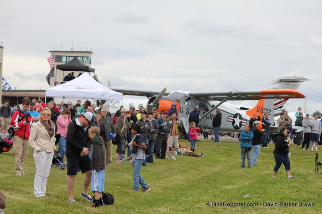 #AvGeeks of all ages enjoy looking at the aircraft on display and watching those fly overhead. 