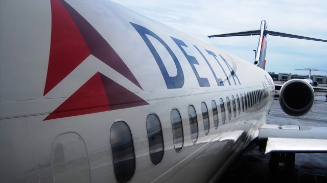 Looking good in the new livery! Notice the slightly larger typeface. Photo Courtesy Delta Air Lines.