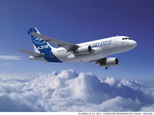 Composite image of the Airbus A318. Image: Airbus.