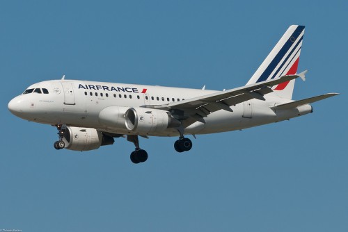 An Air France Airbus A318. Photo: Thomas Becker.